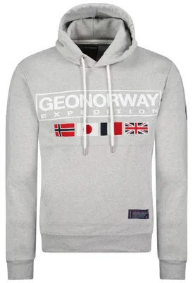 Zdjęcie produktu dla Geographical Norway bluza kolor szary dla mężczyzn WY8612H/GN-Blended Grey