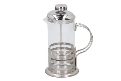 Zdjęcie produktu dla Kolba na kawę - 350 ml - szkło / stal nierdzewna