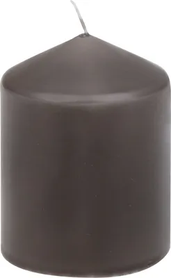 Produktbild von Stumpenkerzen Grau 100/77 mm, 4 Stück Steinhart Kerzen in RAL-Kerzen Güte Qualität