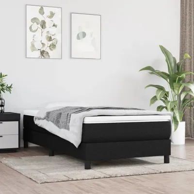 Produktbild von vidaXL Taschenfederkernmatratze Schwarz 90x190x20 cm Stoff - Taschenfederkern-Matratze - Taschenfederkern-Matratzen - Matratze - Schlafzimmermöbel