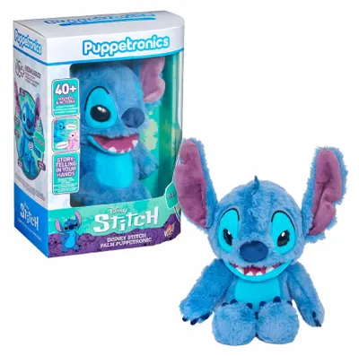 Obrázok produktu pre Plyšová hračka Disney Stitch, ručná bábka, modrá, pre deti, modrá, univerzálna veľkosť