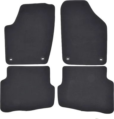 Obrázok produktu pre J&J AUTOMOTIVE | PREMIUM velúrové autokoberce pre Polo 9N 2002-2008 4ks