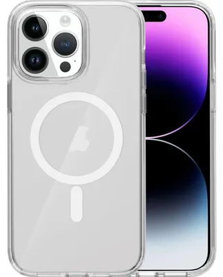 Produktbild von Mobigear Crystal – Transparente Schutzhülle für iPhone 15 Pro Max mit MagSafe-Funktion, Hartschalen-Rückseite