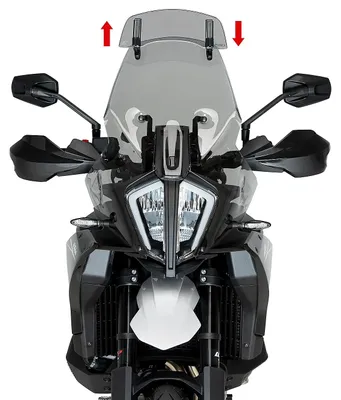 Productafbeelding van PUIG 21992H toerruit met spoilerscherm, geschikt voor KTM 890 SMT, getint