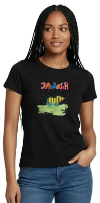 Produktbild von Spreadshirt Janosch Tigerente Schriftzug Frauen T-Shirt, M, Schwarz