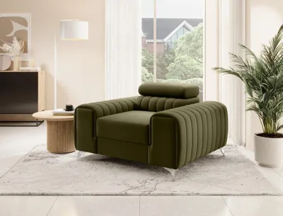 Obrázek produktu pro Křeslo do obývacího pokoje MELISENDE - khaki