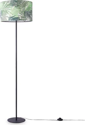 Produktbild von Stehleuchte Stehlampe Schlafzimmer Lampe Leselampe Deko Wohnzimmer Palme Leuchten Farbe / Größe Grün (Ø38cm)