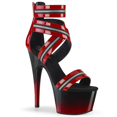 Produktbild von ADORE-766 Damen Sandale von Pleaser, Rot EU 35, US 5