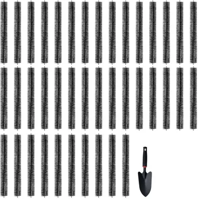 Obrázek produktu pro Kartáč na žlaby - celková délka 36,6 m - φ110 mm - nástroj na čištění žlabů - ochrana proti listí pro žlaby 12,7 cm - účinné odstraňování listí a nečistot - balení 40 kusů.