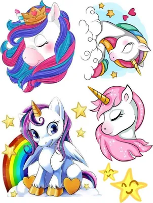 Obrázek produktu pro Dortová oplatka s jednorožcem vzor UNICORN2