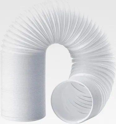 Produktbild von Abluftschlauch 130 mm, Abluftschlauch für Klimaanlage, PVC, Klimaanlagenrohr, Lüftungsschlauch, einziehbar 2 m