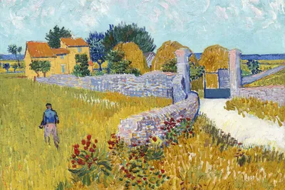 Obrázek produktu pro Plakát 60x40cm Statek v Provence, Van Gogh Vintage