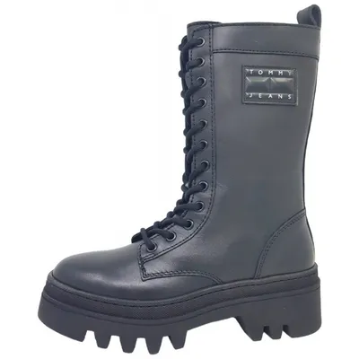 Immagine prodotto di Stivali da donna Tommy Hilfiger TJW, modello stringato, in pizzo, colore nero