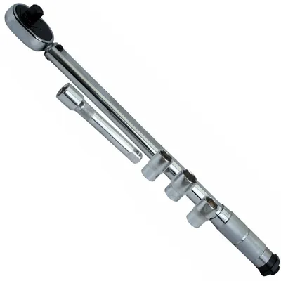 Obrázek produktu pro Momentový klíč 1/2-palcový 40-210Nm - s nástavci 17/19/21mm