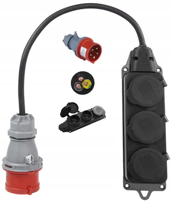 Produktbild von Adelid CEE Kraftstrom Adapter 32A auf 3x 230V 16A