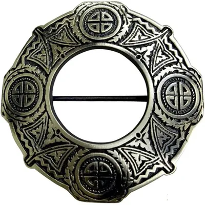 Immagine prodotto di Spilla a forma di mosca, stile antico – Spilla scozzese per kilt, adatta all'abbigliamento tradizionale delle Highlands