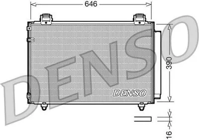 Obrázek produktu pro Kondenzátor klimatizace DENSO DCN50024