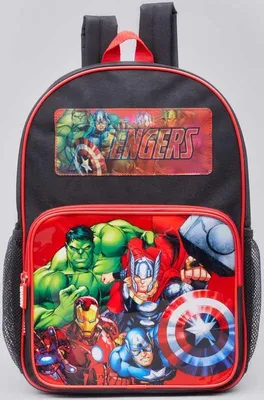 Produktbild von Avengers Rucksack Schultasche rot Kinder Marvel Superhelden Tasche