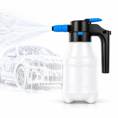 Produktbild von Elektrischer Schaumsprüher 1,5 L – Akku Schaumsprühgerät mit USB-C, verstellbare Düse, Foam Sprayer für Autowäsche, Felgen & Garten