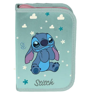 Image de PASO Trousse à crayons "Stitch" sans contenu, à charnières