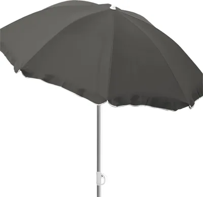 Produktbild von Sonnenschirm rund Ø1,80m anthrazit Polyester knickbar UV Schutz