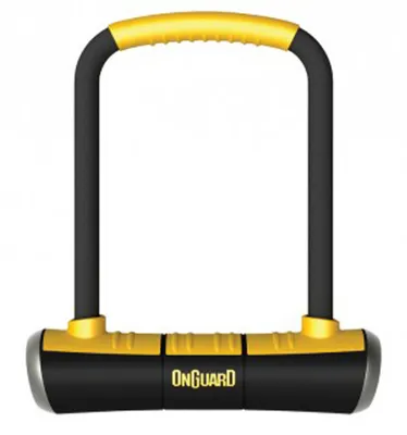 Obrázek produktu pro OnGuard 8001 U-zámek Brute STD 115 x 202 mm, Ø 16,8 mm, s držákem, černo-žlutý