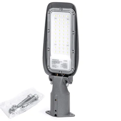 Produktbild von Aigostar LED-Straßenleuchte,30W 2550LM naturweiß LED-Außenleuchten 6500K IP65 wasserdicht IK08 LED-Parkplatzleuchte