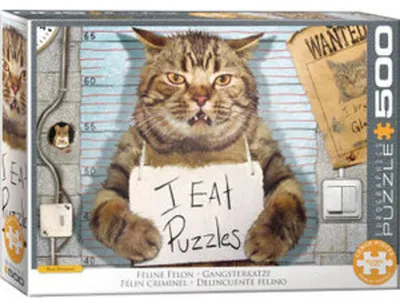 Obrázek produktu pro Puzzle 500 Felony Cat by Paul Normand 6500-5786
