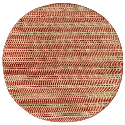 Produktbild von Rundes Jute Teppich Handgewebt für Wohnzimmer und Schlafzimmer