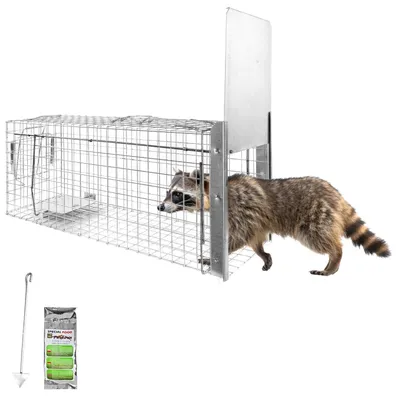 Produktbild von Tierfalle - Extrem stabil - Lebendfalle für Katzen, Füchse und Biber - 105 x 34 x 42 cm