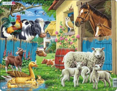 Produktbild von puzzle Maxi Boerderijdieren23 Teile