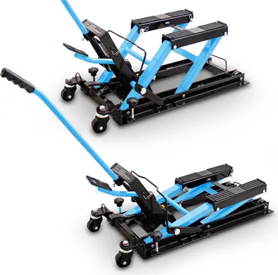 Produktbild von Bituxx Motorradheber Heber Montageständer Hebebühne Montageheber Motorradhebebühne Hydraulisch Lifter Bock ATV Quad bis 680Kg MS-17320