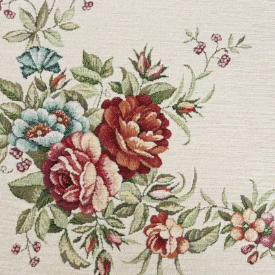 Produktbild von Tischläufer Gobelin leinen  Polyester Baumwolle Acryl  45 cm x 140 cm