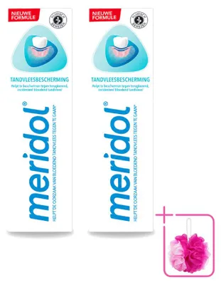 Image de 2 tubes de dentifrice Meridol pour l'hygiène quotidienne des gencives - 75 ml - Pack économique - 2 pièces