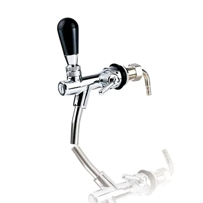 Produktbild von Einstellbarer Bierhahn aus Edelstahl,G5/8 Zoll Zapfhahn mit Langschaft Bierzapfhahn,Bierzapfhahn für Fässer, Home Brewing, Bar, Gastronomie