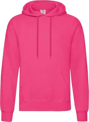 Obrázek produktu pro Pánská mikina s kapucí - FOL HOODED SWEAT - fuchsia - velikost XL