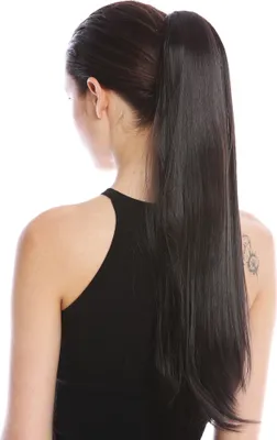 Produktbild von WIG ME UP Zopf Steckkamm Lang Glatt Dunkelbraun YZF-1094S-3