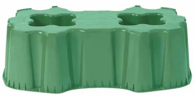 Immagine prodotto di Contenitore per l'acqua piovana Regenton Hoekig 520 L - Con coperchio e rubinetto - 108x61x33 cm - Plastica - Ideale per giardino e raccolta di acqua piovana