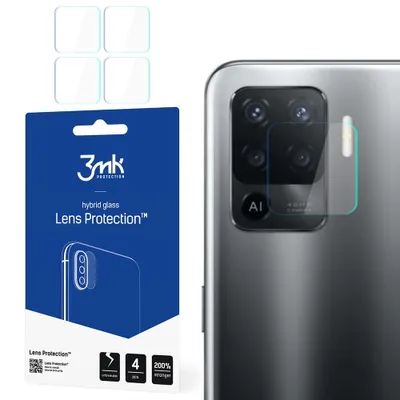Produktbild von 3mk Hybridglas Lens Protection für Oppo Reno 5 F Kamera Objektiv Kameralinse 0,16mm 6H (4 Stück)