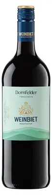 Produktbild von Weinbiet Mußbacher Dornfelder Rotwein trocken mit frischer Kräuternote 1000ml
