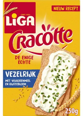 Produktbild von Liga Cracotte Vezelrijk Knäckebrot 250g – ballaststoffreich, knusprig, lecker