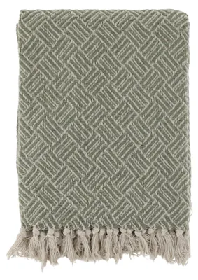 Produktbild von Chic Antique Aix Plaid Grün/Creme