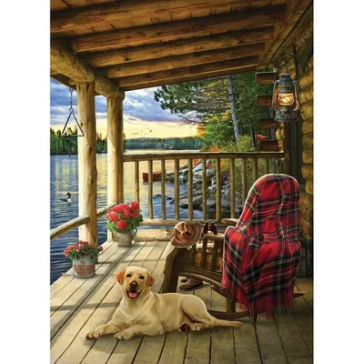 Immagine prodotto di COBBLE HILL Puzzle di legno a terrazza 1000 pezzi