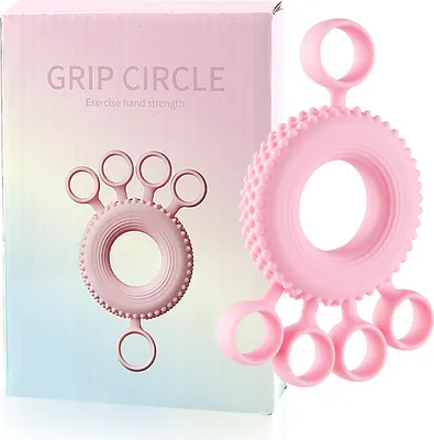 Produktbild von INF Silikon-Handgriff-Krafttrainer – Fingertrainer in Rosa