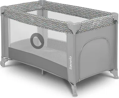 Produktbild von Lionelo Stefi babybetten reisebetten baby reisebett Kinderreisebett Laufstall Grau