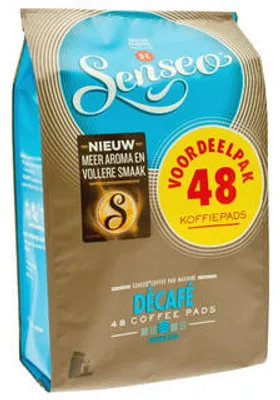 Produktbild von Senseo Kaffeepads Décafé / Entkoffeiniert, neues Design, 48 Pads