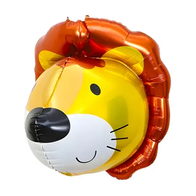 Produktbild von Folienballon Tier, Löwe gold ca. 72*58cm