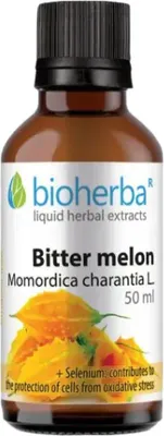 Obrázok produktu pre Horká melóna Momordica charantia L. Kvapky Tinktúra 50 ml PZN 17188031