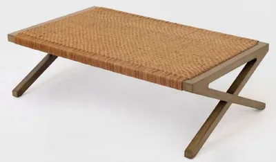 Immagine prodotto di Tavolino Casa Padrino marrone 120 x 70 x h. 36 cm - Tavolino rettangolare in legno massello - Mobili per soggiorno