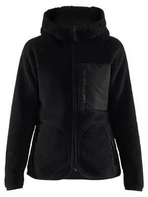 Produktbild von Blakläder Damen Pile Jacke 4727, Farbe:Schwarz, Größe:S